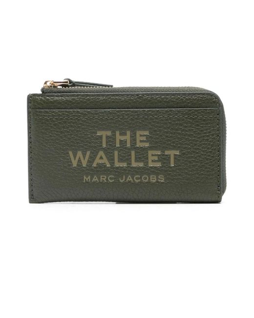 Marc Jacobs Green Grüne logo multi top geldbörse