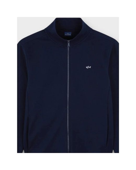 Paul & Shark Blue Zip-Throughs for men