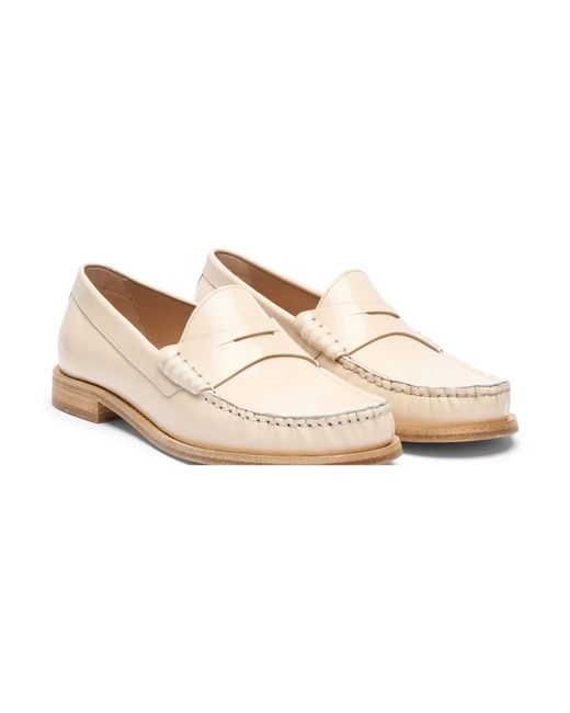 Stuart Weitzman Natural Lottie Loafer