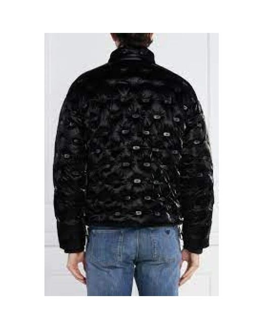 Emporio Armani Black Winter Jackets for men