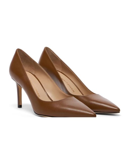 Stuart Weitzman Brown Stuart Power 75
