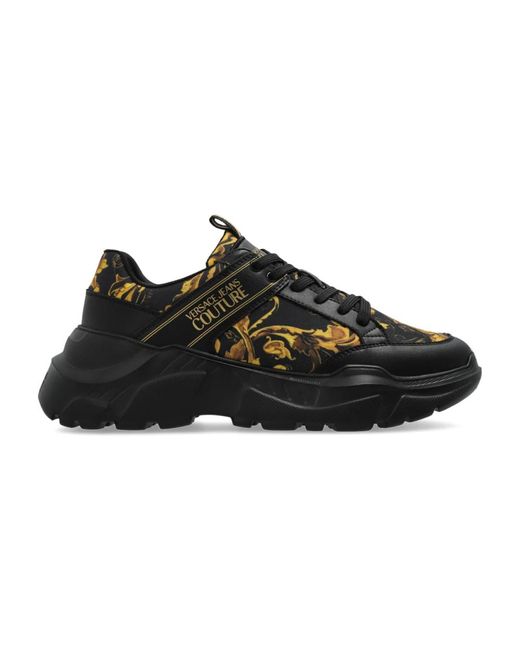 Versace Jeans Couture Black Sneakers for men