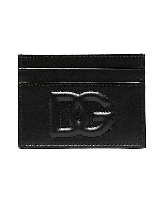 Dolce & Gabbana Nero Kaarthouder Portemonnees in het Black