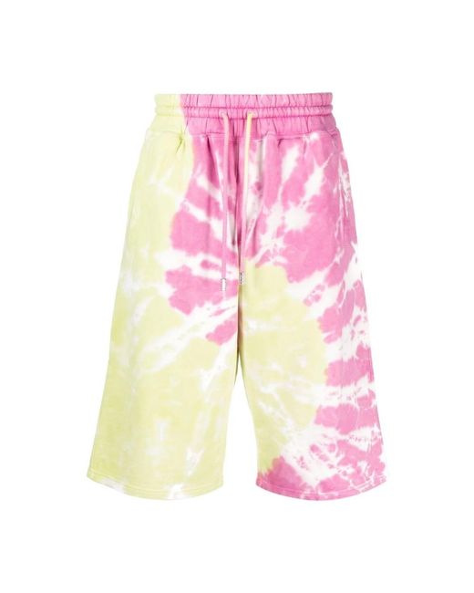 Gcds Pink Long Shorts for men