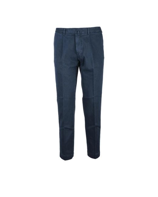 Santaniello Blue Chinos for men