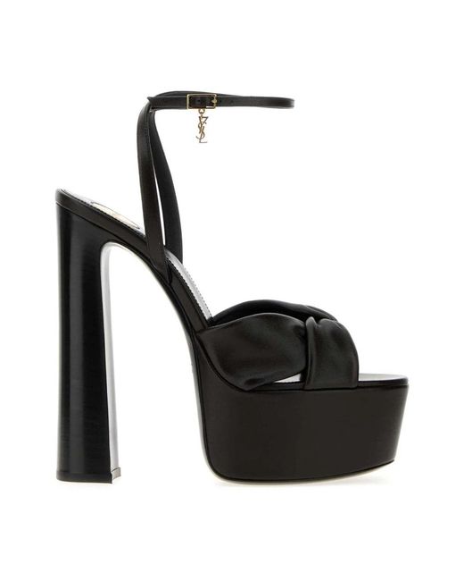 Saint Laurent Black High Heel Sandals