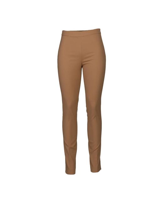 Fabiana Filippi Brown Slim-Fit Trousers