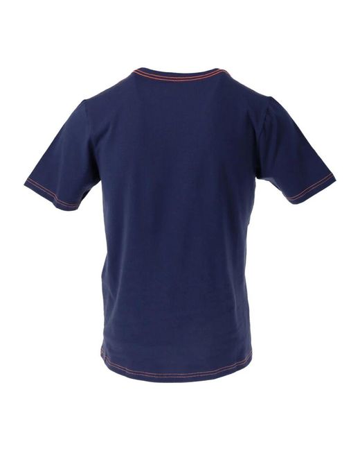 Jeckerson Blau bedrucktes rundhals-t-shirt in Blue für Herren