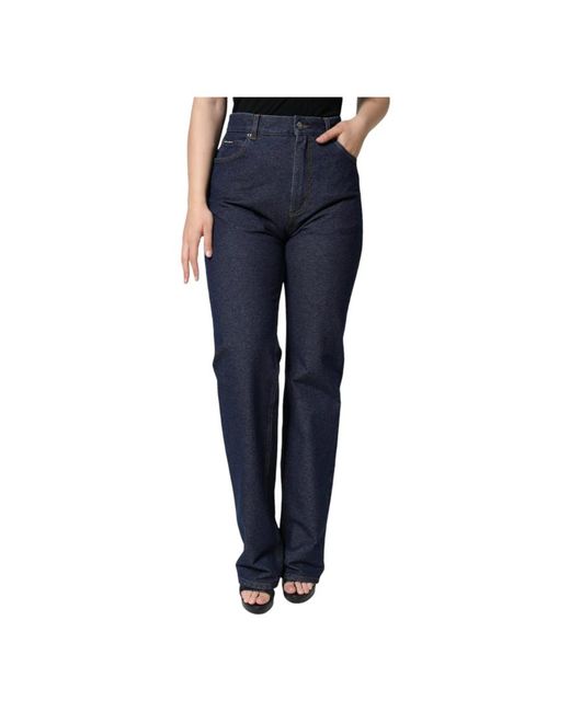 Dolce & Gabbana Blue Bootcut Jeans