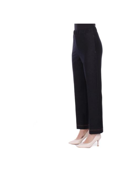 Max Mara Blue Slim-Fit Trousers