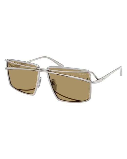 Prada Metallic Sunglasses for men
