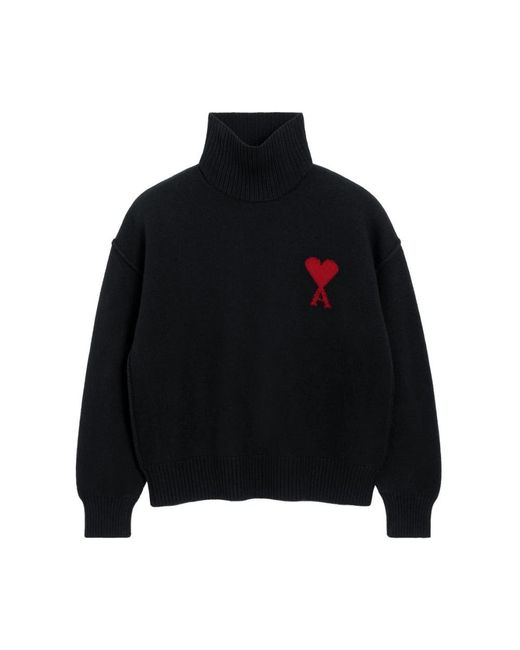 AMI Black Turtlenecks