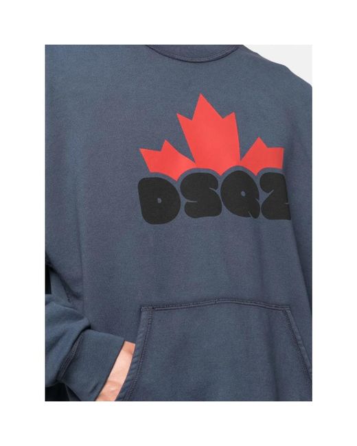 DSquared² Blue Sweatshirts for men
