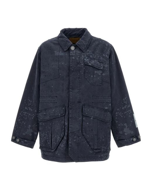 A_COLD_WALL* Future73 Cotton Jacket in Blue für Herren