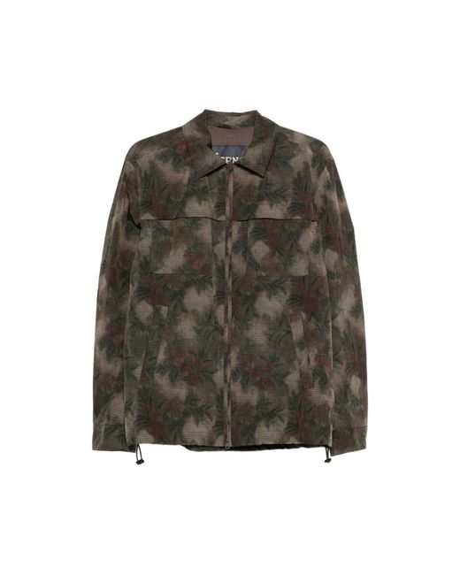 Herno Jassen ,Veelkleurig ,Light Jacket in het Green voor heren
