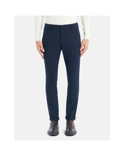 Slim-Fit Trousers Dondup de hombre de color Blue