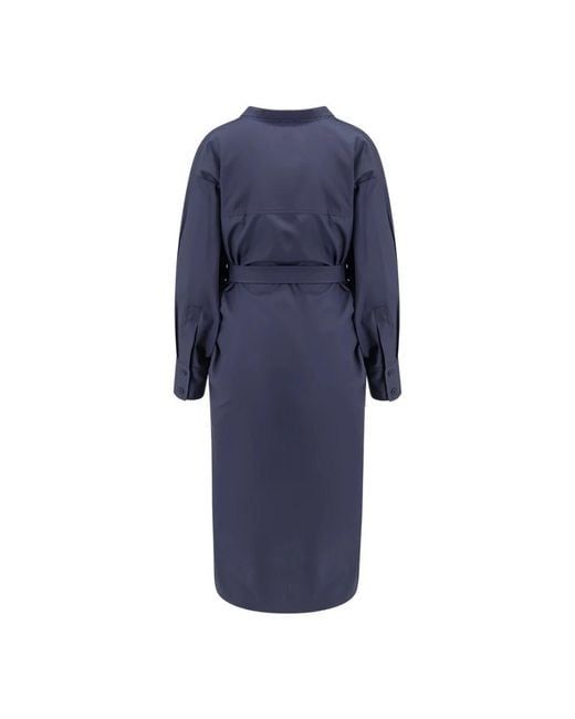 Nude Blue Shirt Dresses