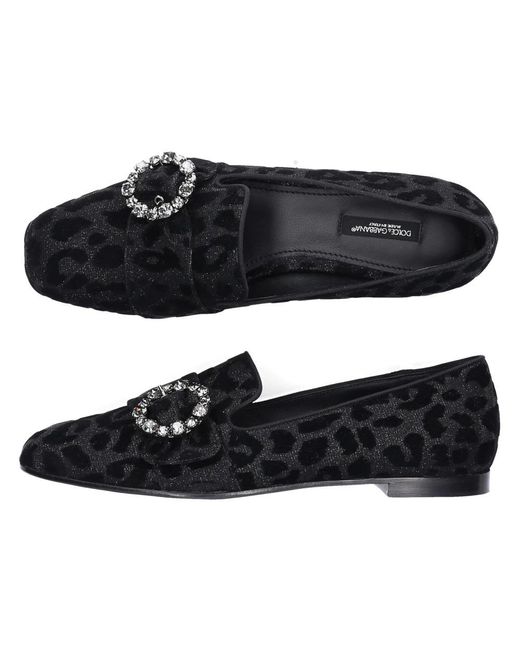 Dolce & Gabbana Black Loafers