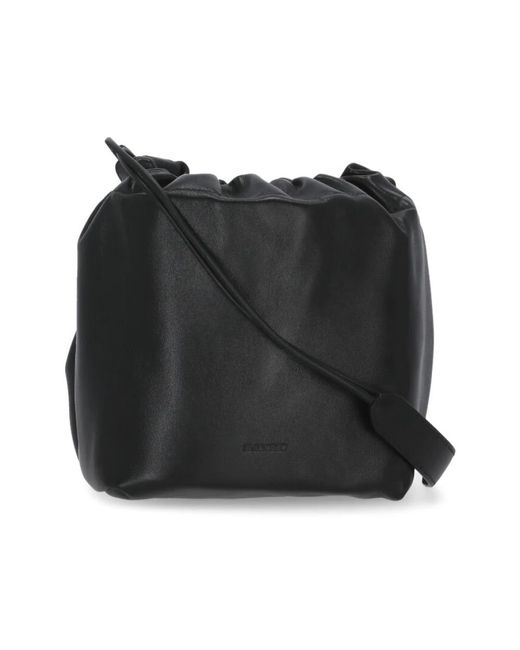 Jil Sander Black Bucket Bags