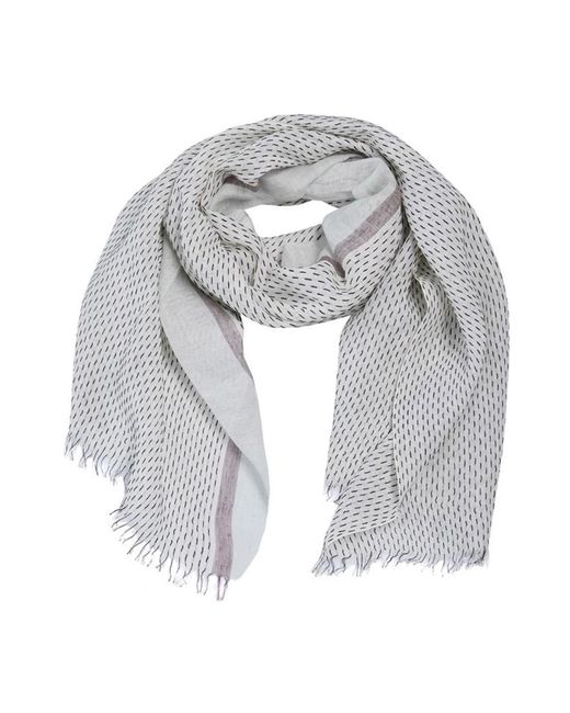 Bitte Kai Rand Gray Stitch Schal