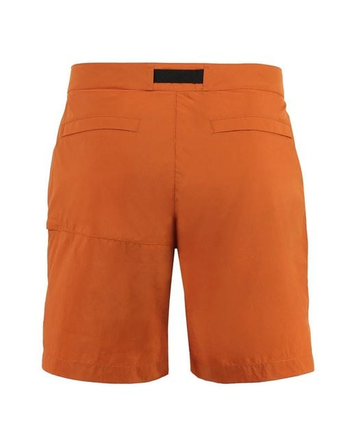 K-Way Orange Casual Shorts for men