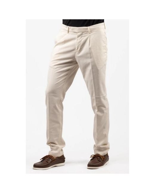 hindustrie Natural Suit Trousers for men