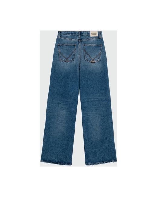Roy Rogers Super Wijde Denim in het Blue