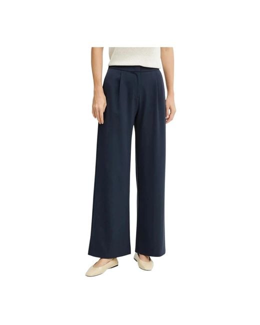 Patrizia Pepe Blue Wide Trousers