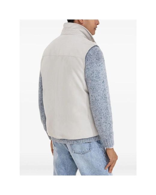 Vests Brunello Cucinelli de hombre de color Natural