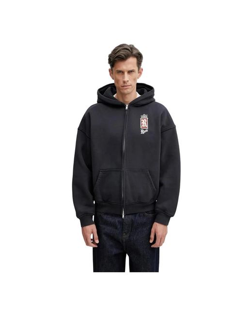 Rhude Fumar 91 Zip-Up Sweatshirt in het Black voor heren