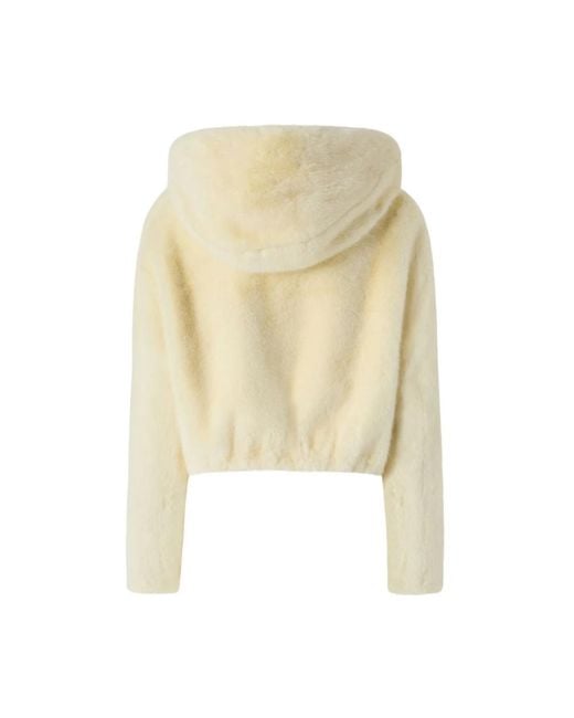 Pinko Natural Faux Fur & Shearling Jackets