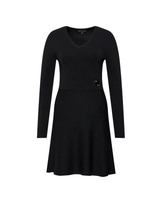 ARMANI EXCHANGE Black Short Dresses