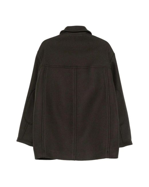 AMI Caban Coat in het Black