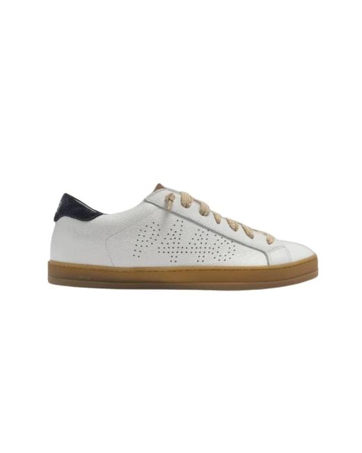 P448 White Sneakers for men