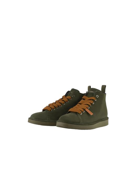 Pànchic Green Lace-Up Boots for men