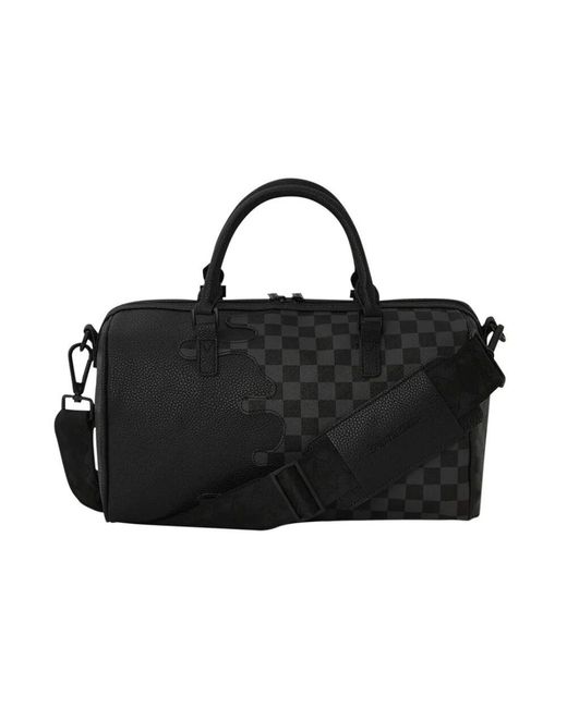 Sprayground Black Schwarze Multifunktionale Schultertasche 910D7481Nsz
