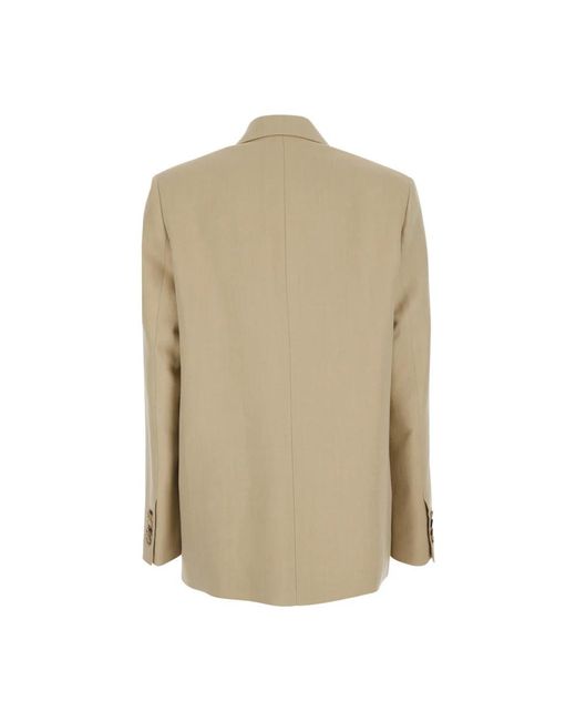 Grifoni Button-Front Tech Jacket in het Natural