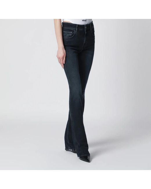 Haikure Blue Boot-Cut Jeans