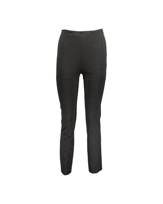 Patrizia Pepe Black Slim-Fit Trousers