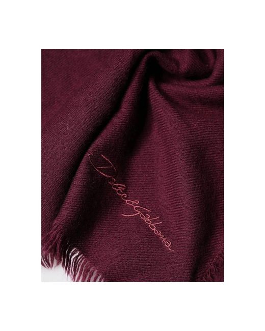 Dolce & Gabbana Red Winter Scarves for men