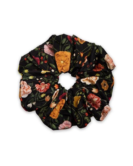 LaDoubleJ Black Opulentes Haar-Scrunchie