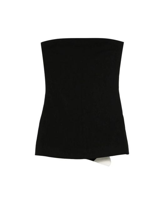 Entire studios Black Sleeveless Tops