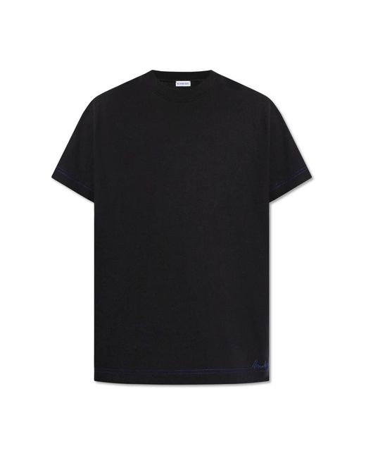 Burberry T-shirt mit patch in Black für Herren