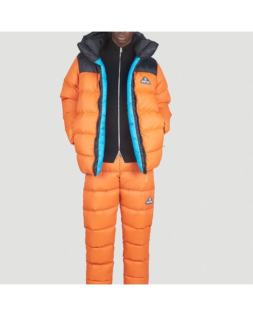 Ostrya Gepolsterte skihose in Orange für Herren