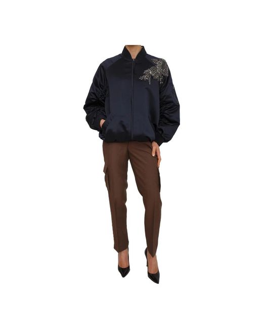 Blugirl Blumarine Blue Bomber Jackets