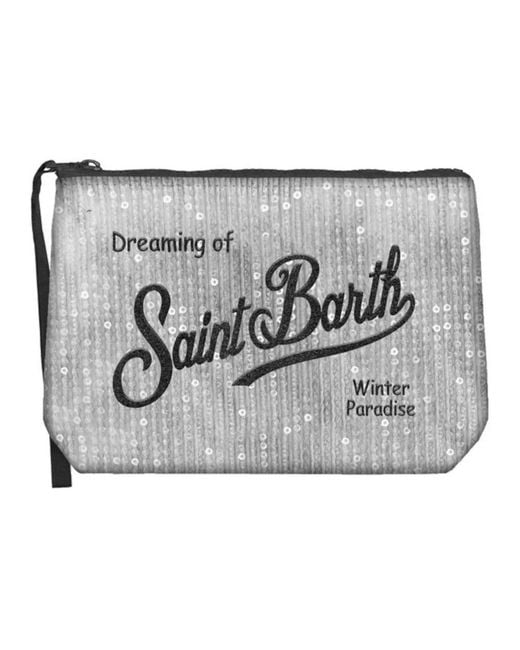 Clutches Mc2 Saint Barth de color Metallic