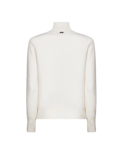 Herno Turtleneck Sweater in het White