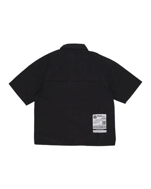 Acupuncture Black Short Sleeve Shirts for men