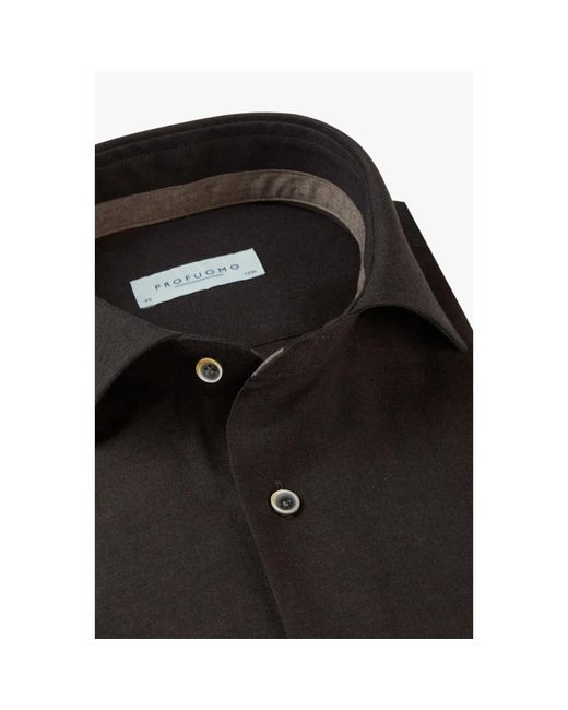 Profuomo Black Casual Shirts for men