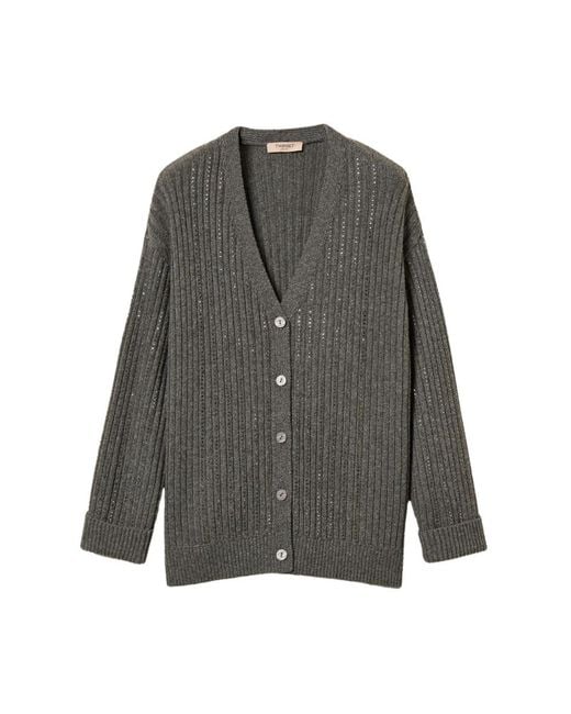 Cardigans Twinset en coloris Gray
